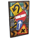 Roadsign Door - Rust-Skin für Blechtür