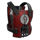 Retro Car Parts Chestplate - Rust-Skin für Metall Brustplatte