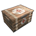 Small Medical Box - Rust-Skin für Holzkiste