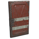 Locomotive Door - Rust-Skin für Blechtür