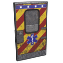 Ambulance Door - Rust-Skin für Blechtür