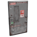 Grey Fire Door - Rust-Skin für Blechtür