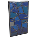 Blue Puzzle Door - Rust-Skin für Blechtür