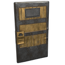 Brass Sentinel Door - Rust-Skin für Blechtür