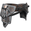 Patchwork War Kilt - Rust-Skin für Verkehrsschild-Rock