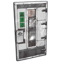 Quarantine Door - Rust-Skin für Blechtür