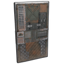Metalshop Scrap Door - Rust-Skin für Blechtür