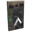 Salvaged APC Door - Rust-Skin für Blechtür