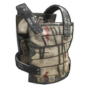 Warface Chestplate - Rust-Skin für Metall Brustplatte