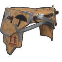 Plywood Kilt - Rust-Skin für Verkehrsschild-Rock