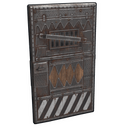 Hideout Door - Rust-Skin für Blechtür