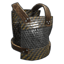 Hazardous Grater Chest Plate - Rust-Skin für Metall Brustplatte