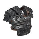 Spiked Metal Vest - Rust-Skin für Verkehrsschild-Jacke