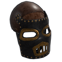 Steampunk Leather Mask - Rust-Skin für Metall Maske
