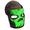 Glowing Skull - Rust-Skin für Metall Maske