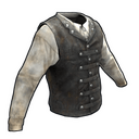 Captain's Vest and Shirt - Rust-Skin für Jute Hemd