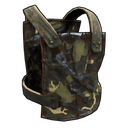 Forest Camo Chest Plate - Rust-Skin für Metall Brustplatte