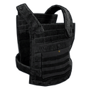 Plate Carrier - Black - Rust-Skin für Metall Brustplatte