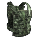 Flak Vest - Green - Rust-Skin für Metall Brustplatte