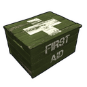 First Aid Box - Rust-Skin für Holzkiste