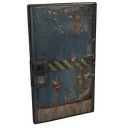 Hazard Metal Door - Rust-Skin für Blechtür