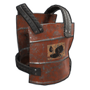Oil Barrel Chest Plate - Rust-Skin für Metall Brustplatte