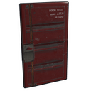 Shipping Container Door - Rust-Skin für Blechtür