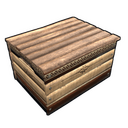 Medieval Small Wooden Box - Rust-Skin für Holzkiste