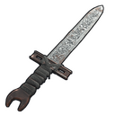 Metal Roses Short Sword - Rust-Skin für Improvisiertes Schwert