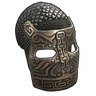 Bronze War Mask Metal Facemask Rust skin