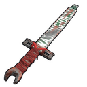 Roadsign Sword - Rust-Skin Salvaged Sword