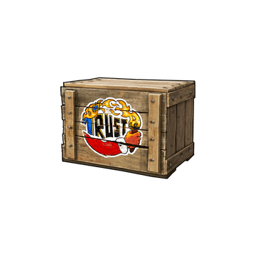 Trust in Rust 3 Crate – skin Skin Container w Rust