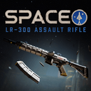 Space LR-300 Assault Rifle LR300 Rust skin