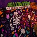 Dia De Los Muertos - Rust-Skin für Wandtapete