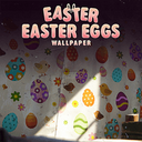 Easter Eggs - Rust-Skin für Wandtapete