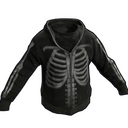 Skeleton Hoodie - Rust-Skin für Kapuzenjacke