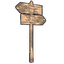 Double Sign Post