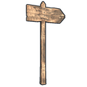 Single Sign Post - Rust-Skin für Sonstiges