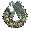 Easter Door Wreath - Rust-Skin für Sonstiges