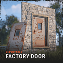 Factory Door Sheet Metal Door Rust skin