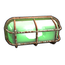 Green Industrial Wall Light - Rust-Skin für Sonstiges