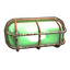 Green Industrial Wall Light