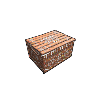 Rustmas Small Box – skin Wood Storage Box w Rust