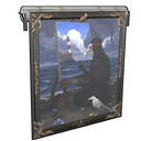 MonsteraArt Door - Rust-Skin für Garagentor