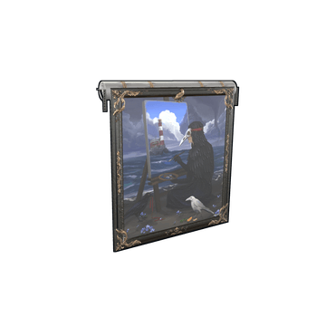 MonsteraArt Door – skin Garage Door w Rust