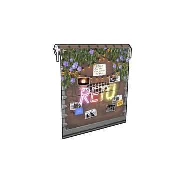 Retuu Door – skin Garage Door w Rust
