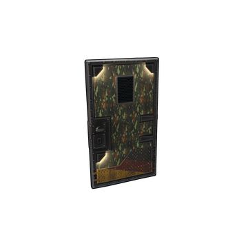 Team Dhalucard Door – skin Sheet Metal Door w Rust