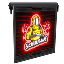 Schoolwe Door - Rust-Skin für Garagentor