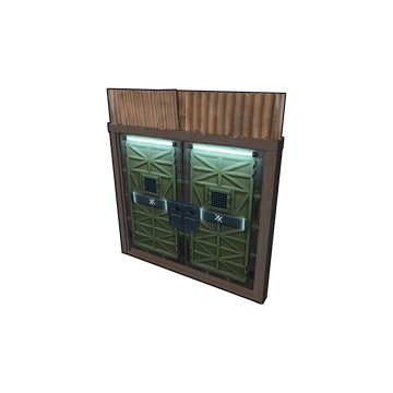 Team Krolay + Raven Door – skin Sheet Metal Double Door w Rust