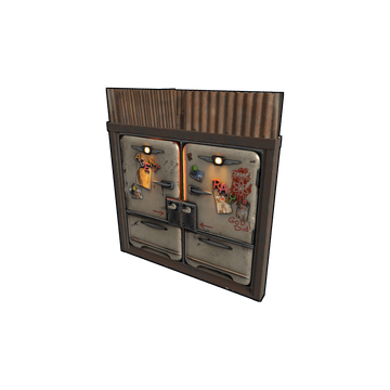 Agent00 x Rayasianboy Double Door – skin Sheet Metal Double Door w Rust